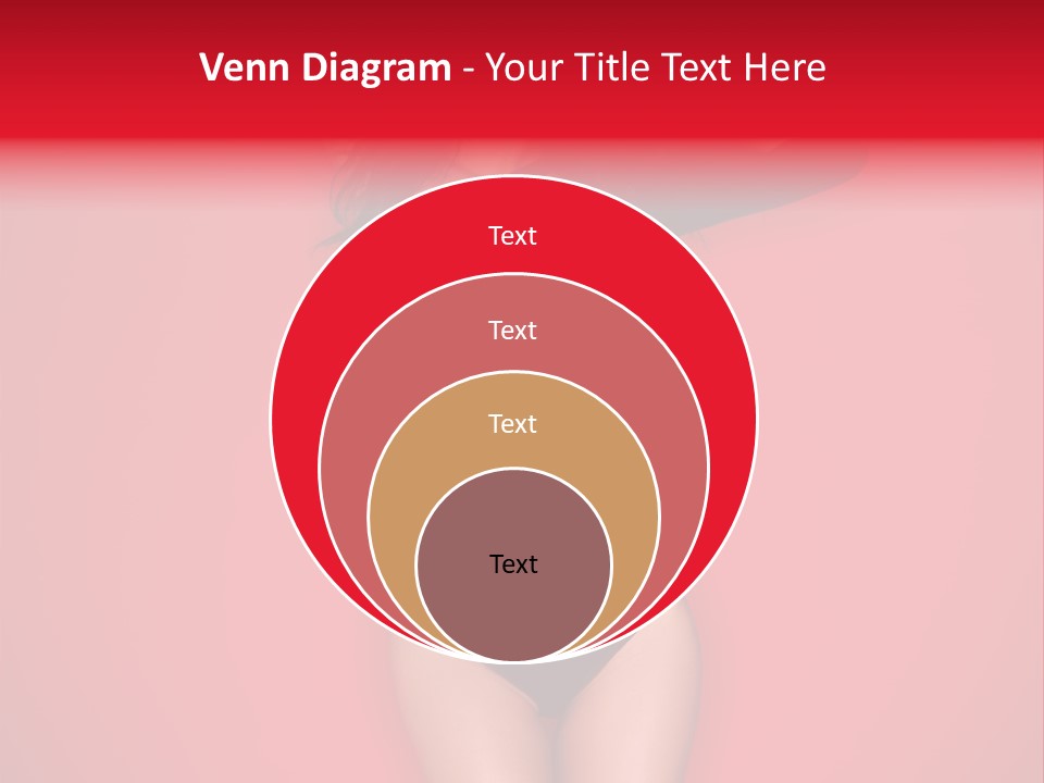 Pose Female Black PowerPoint Template