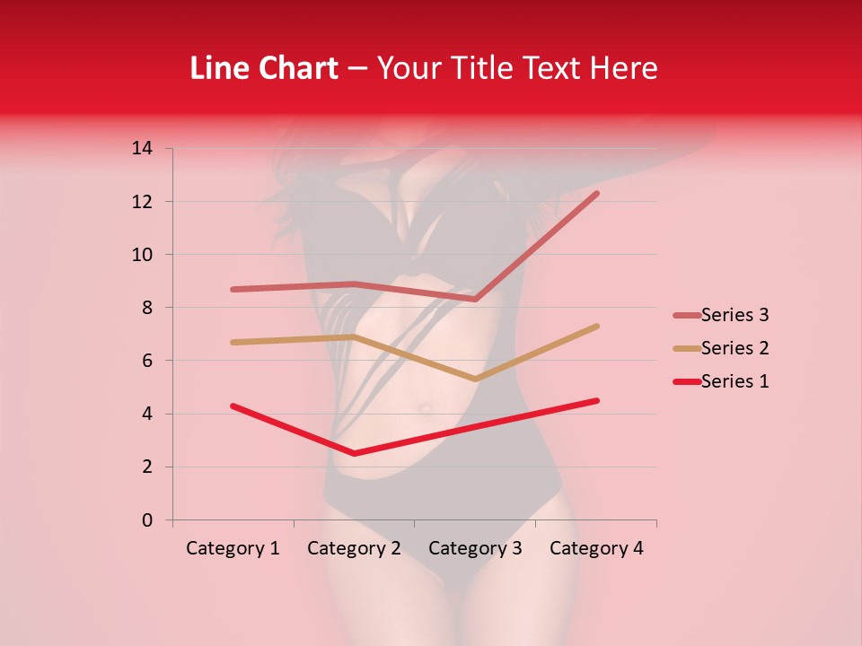 Pose Female Black PowerPoint Template