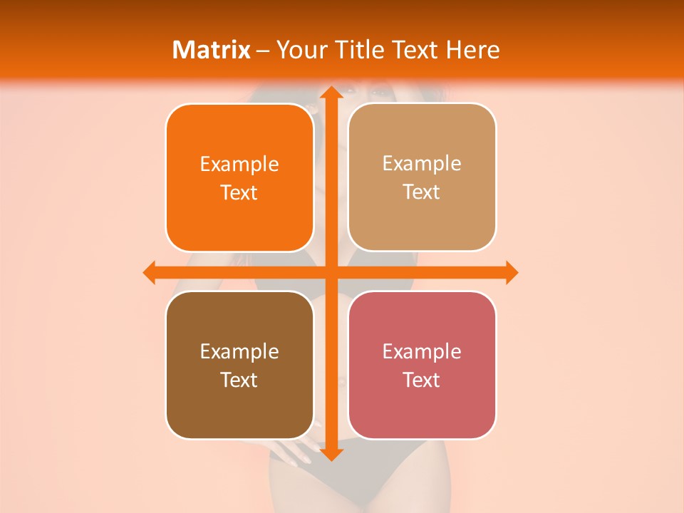 Woman Sensuality Hair PowerPoint Template