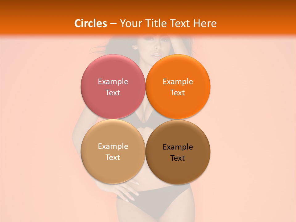 Woman Sensuality Hair PowerPoint Template