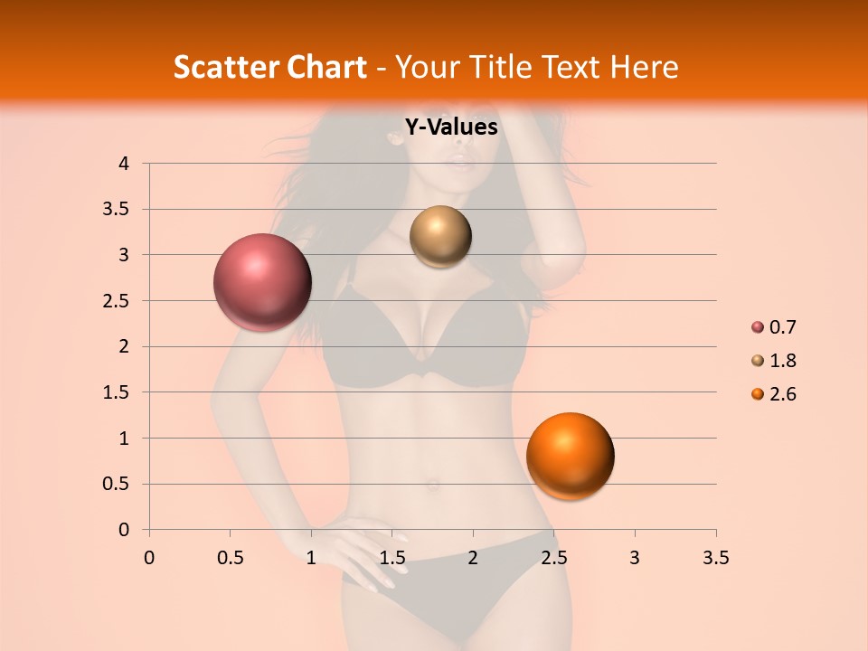 Woman Sensuality Hair PowerPoint Template