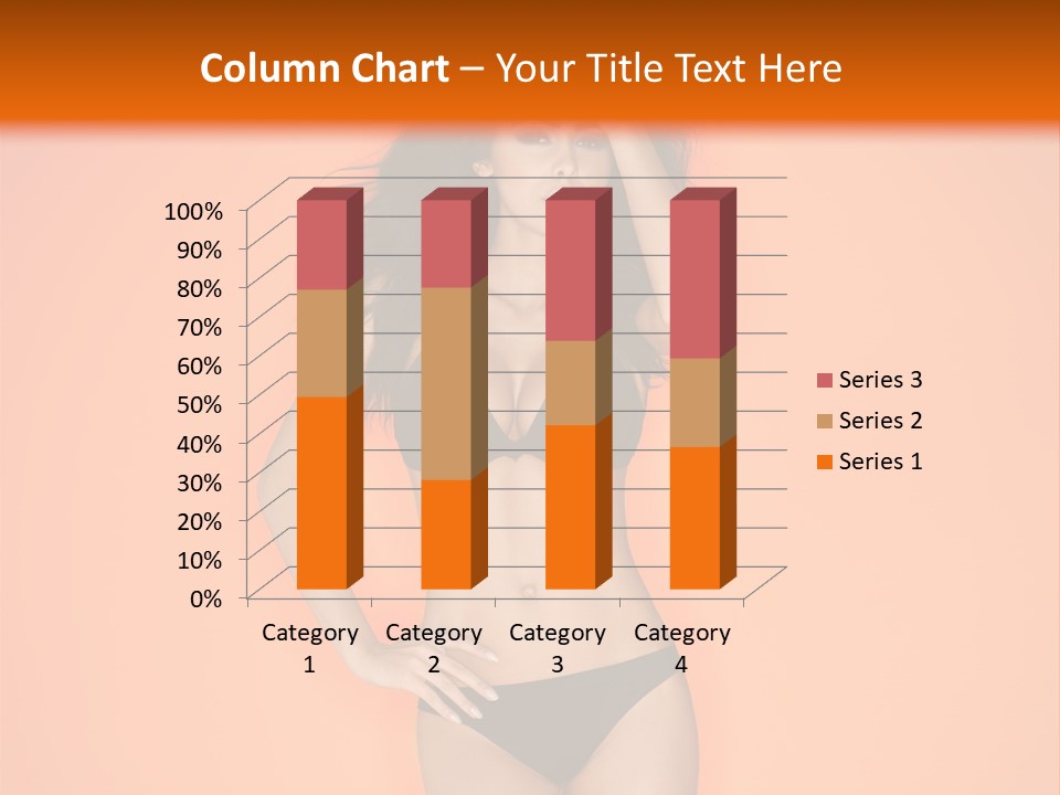 Woman Sensuality Hair PowerPoint Template