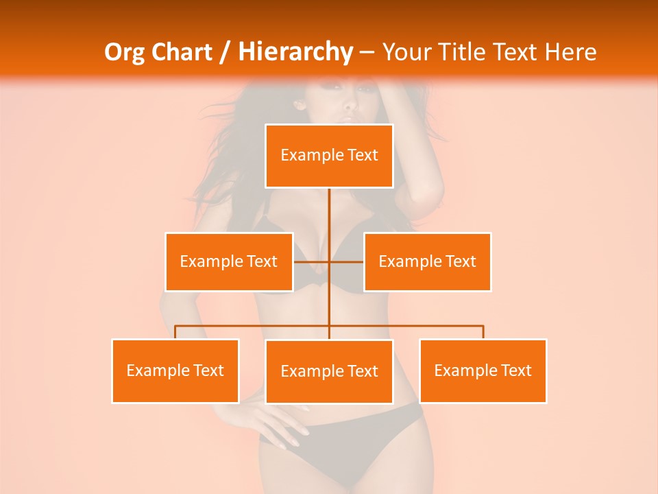 Woman Sensuality Hair PowerPoint Template