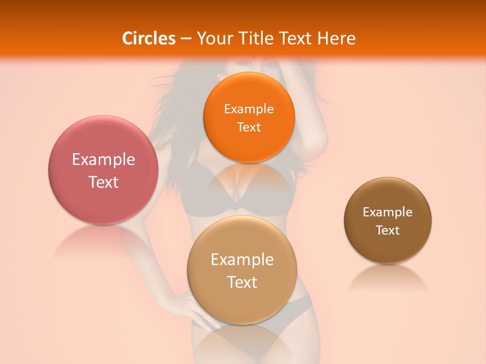 Woman Sensuality Hair PowerPoint Template