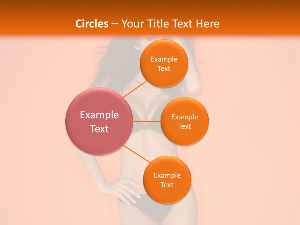 Woman Sensuality Hair PowerPoint Template