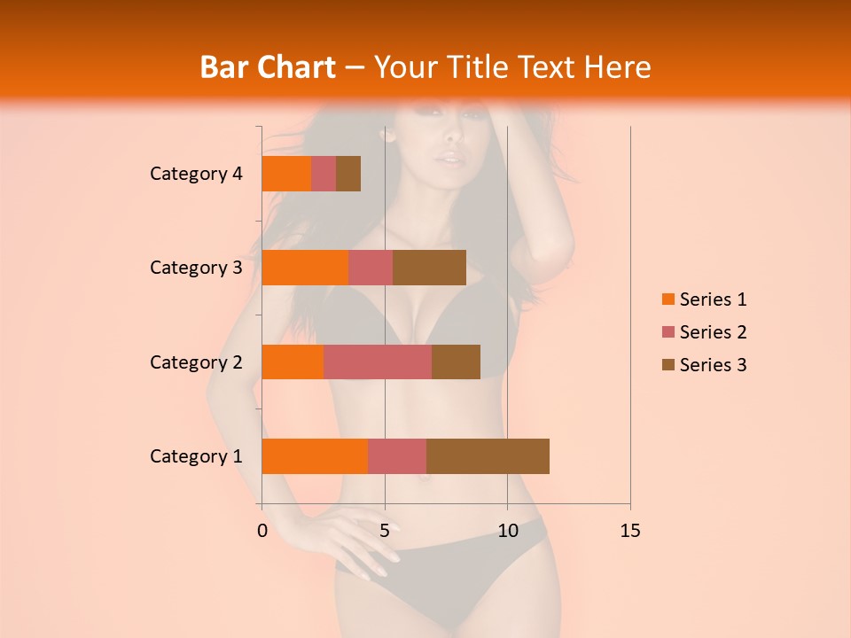 Woman Sensuality Hair PowerPoint Template