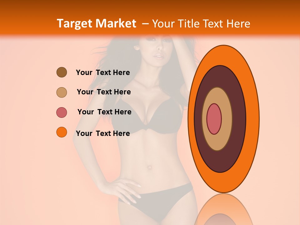 Woman Sensuality Hair PowerPoint Template