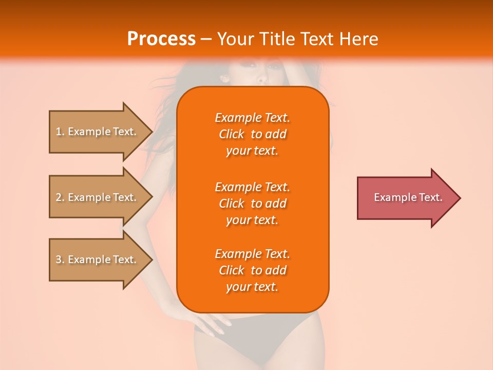 Woman Sensuality Hair PowerPoint Template