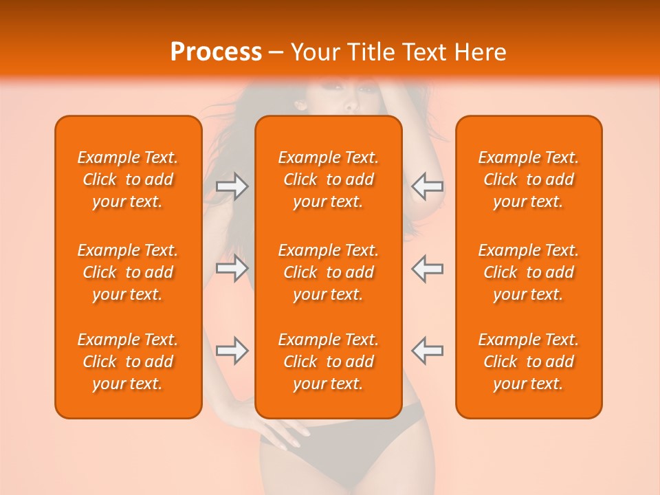 Woman Sensuality Hair PowerPoint Template