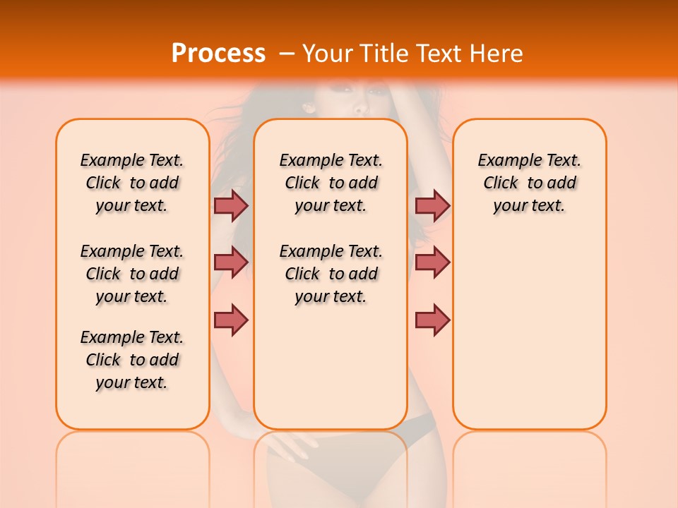 Woman Sensuality Hair PowerPoint Template