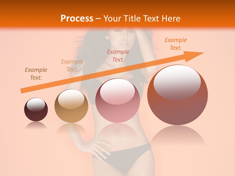 Woman Sensuality Hair PowerPoint Template