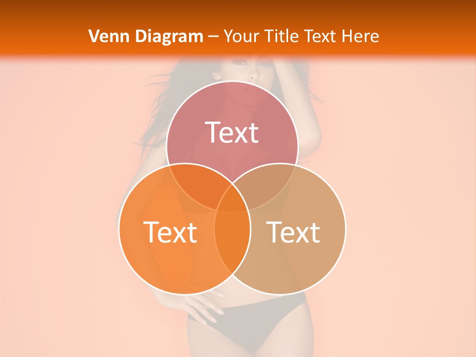 Woman Sensuality Hair PowerPoint Template