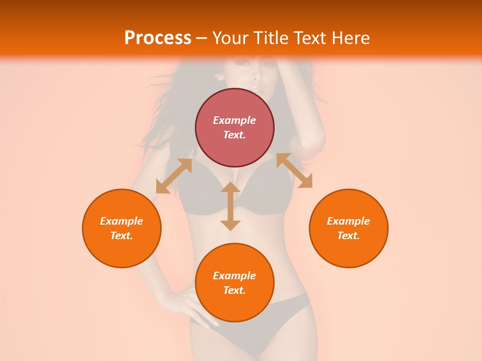 Woman Sensuality Hair PowerPoint Template