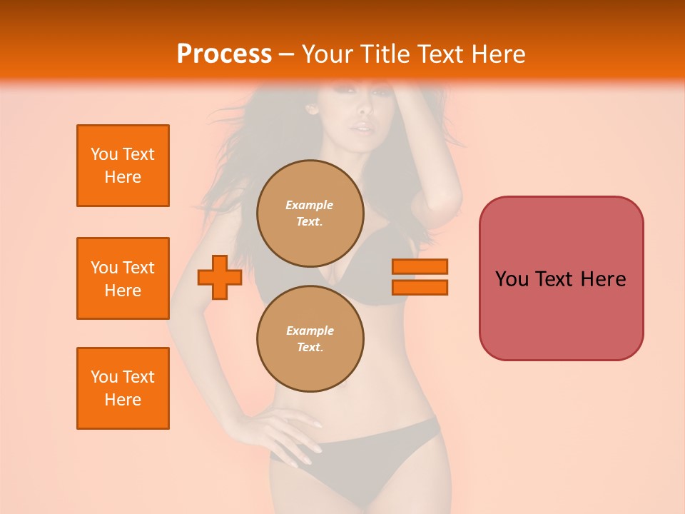 Woman Sensuality Hair PowerPoint Template