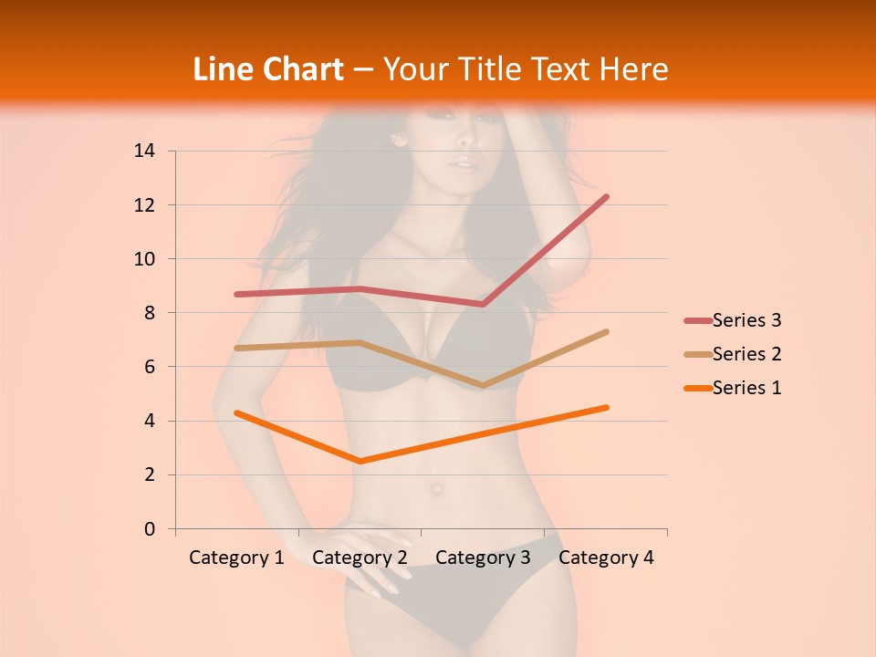 Woman Sensuality Hair PowerPoint Template