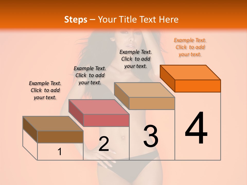 Woman Sensuality Hair PowerPoint Template