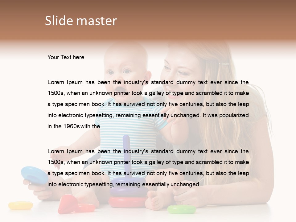 Game Small Playground PowerPoint Template
