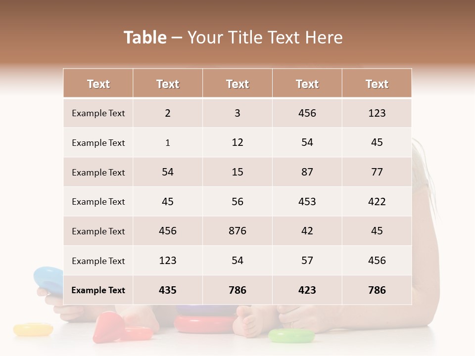 Game Small Playground PowerPoint Template