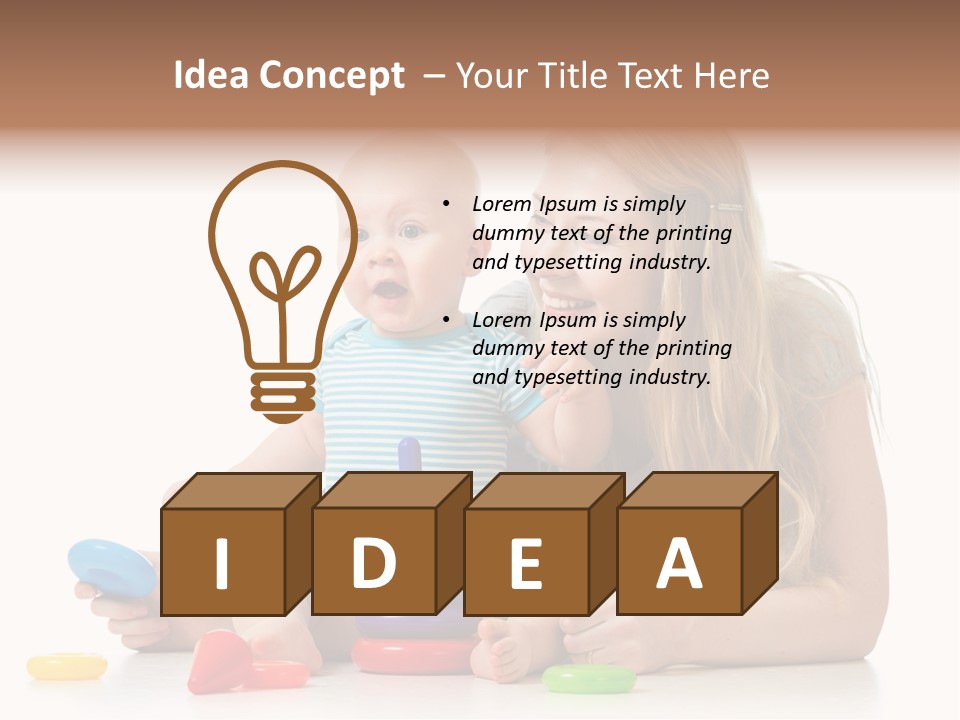 Game Small Playground PowerPoint Template