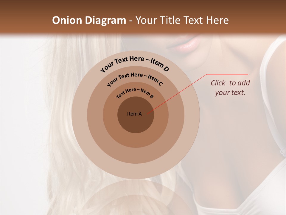 Woman Colouring Young PowerPoint Template