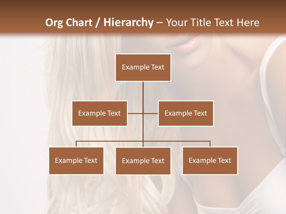 Woman Colouring Young PowerPoint Template