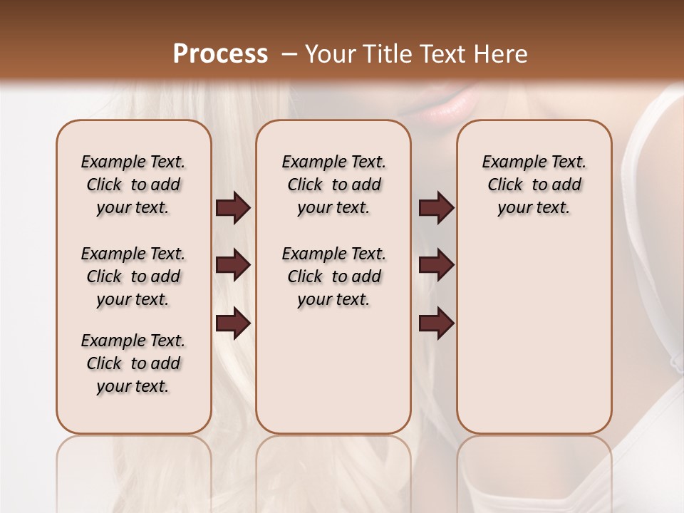 Woman Colouring Young PowerPoint Template