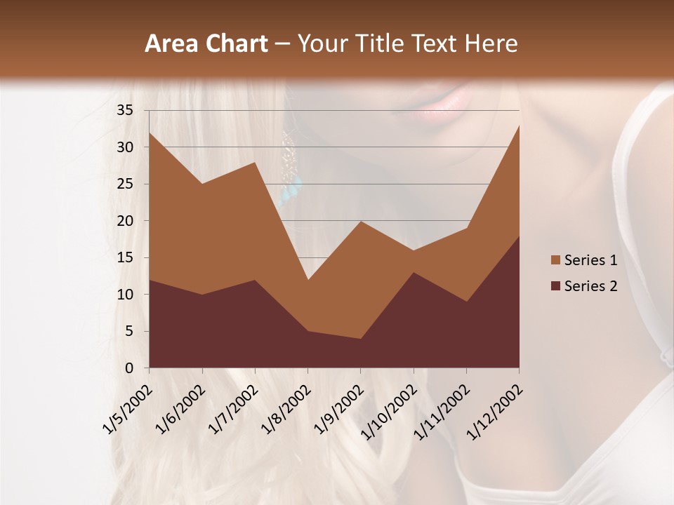 Woman Colouring Young PowerPoint Template