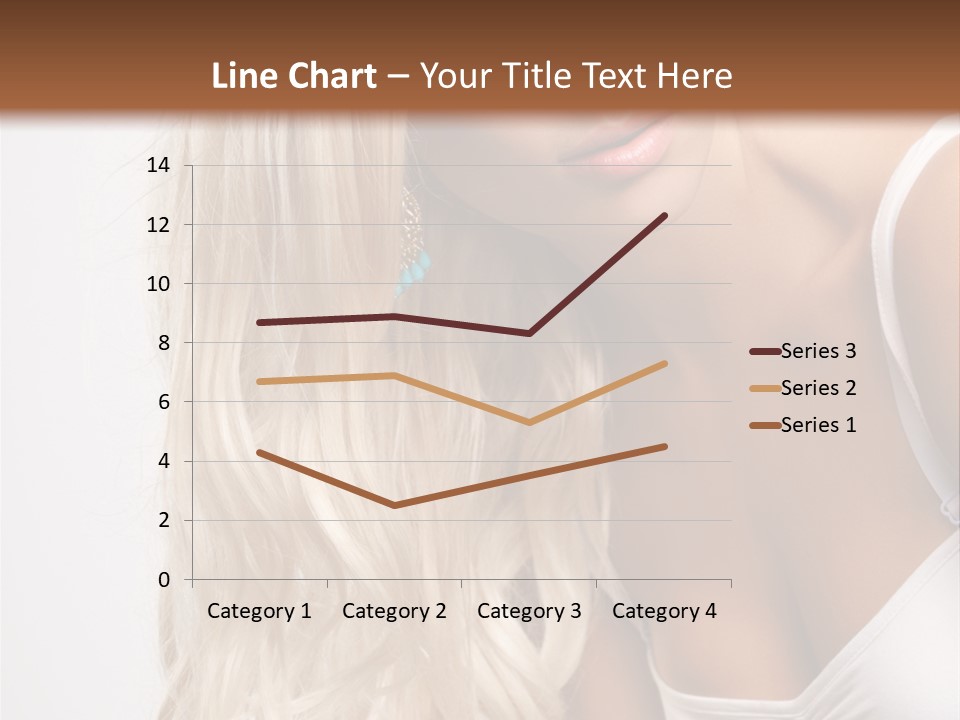 Woman Colouring Young PowerPoint Template