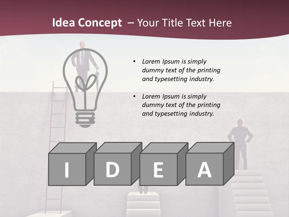 Outdoor Solution Smiling PowerPoint Template