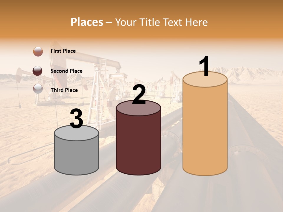 Desert Petrol Render PowerPoint Template