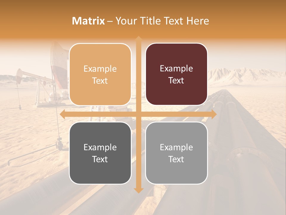 Desert Petrol Render PowerPoint Template