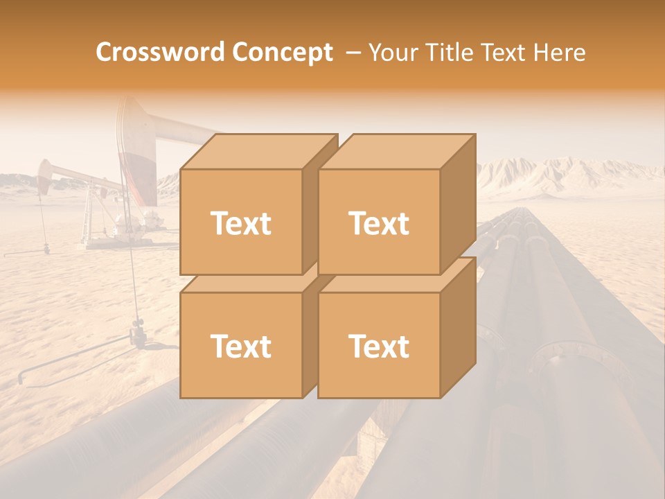 Desert Petrol Render PowerPoint Template