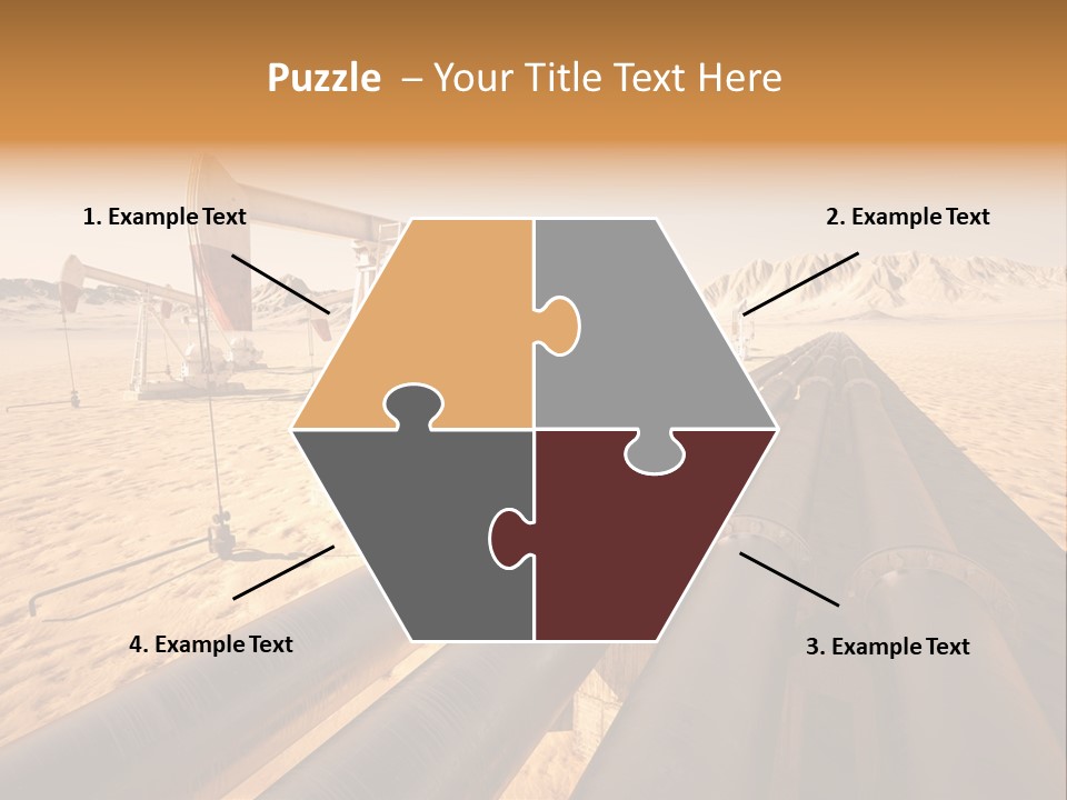 Desert Petrol Render PowerPoint Template