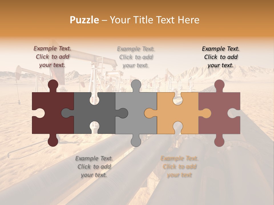 Desert Petrol Render PowerPoint Template