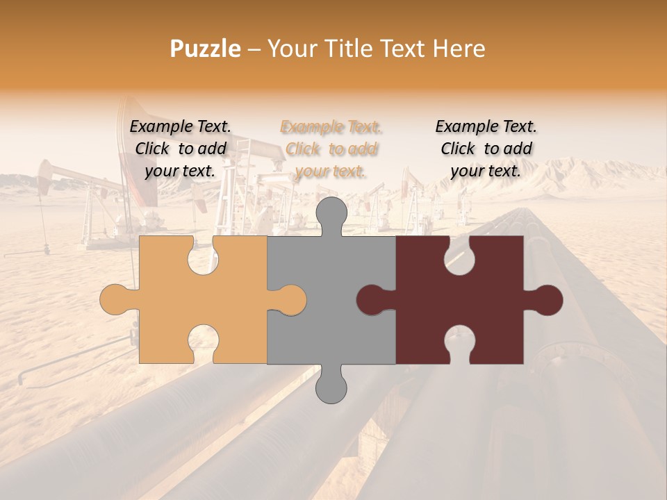Desert Petrol Render PowerPoint Template