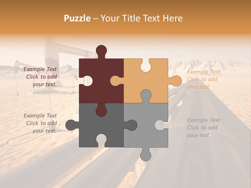 Desert Petrol Render PowerPoint Template