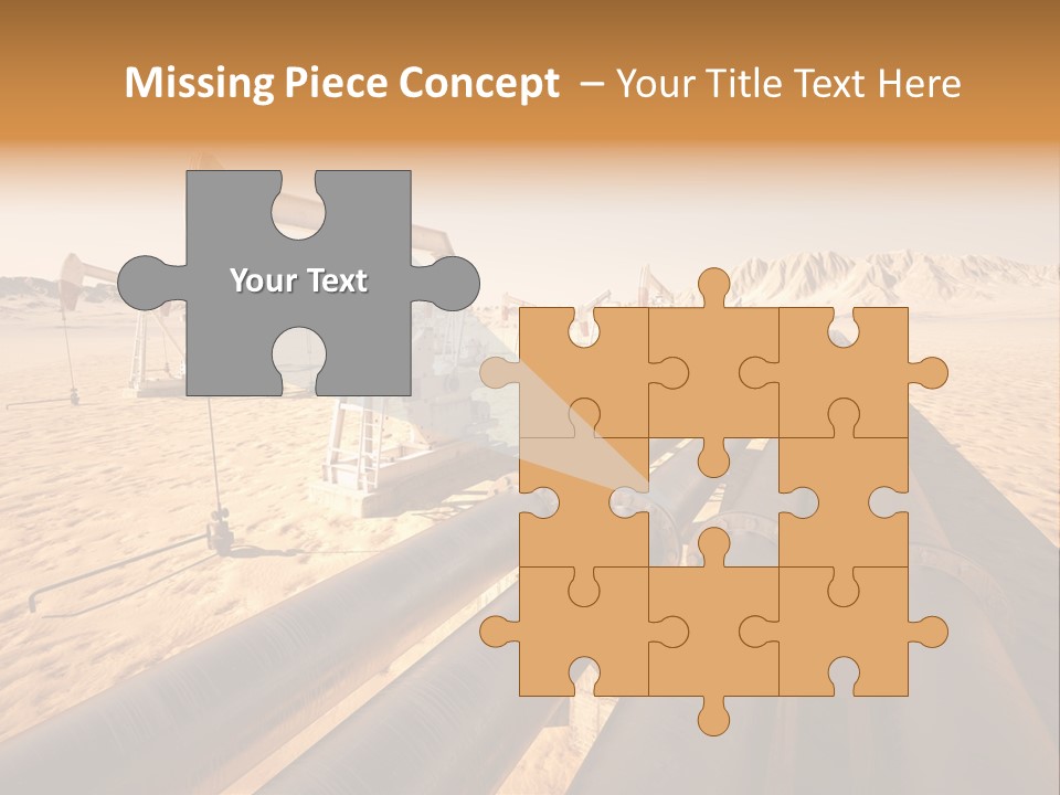 Desert Petrol Render PowerPoint Template