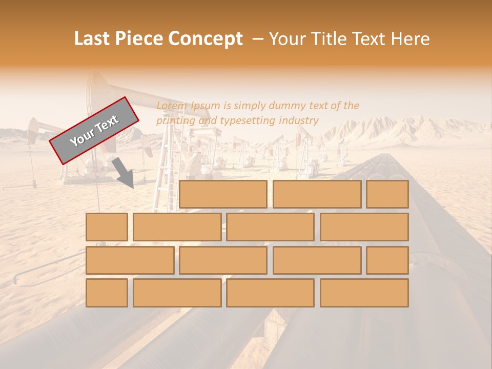 Desert Petrol Render PowerPoint Template