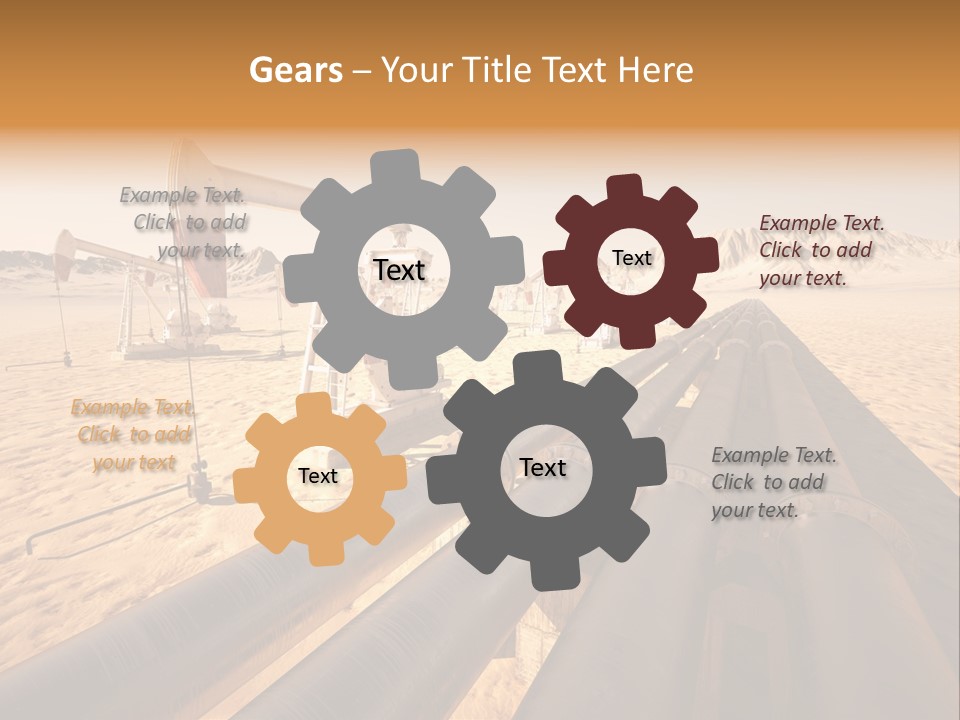 Desert Petrol Render PowerPoint Template