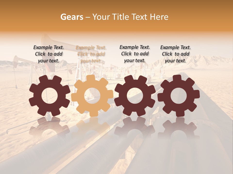 Desert Petrol Render PowerPoint Template
