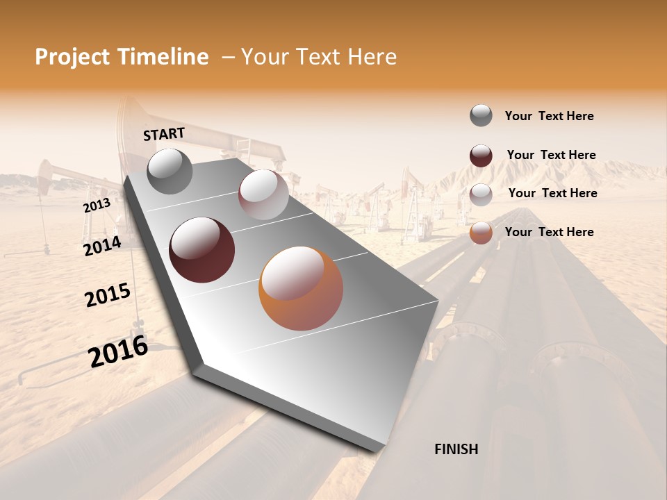 Desert Petrol Render PowerPoint Template