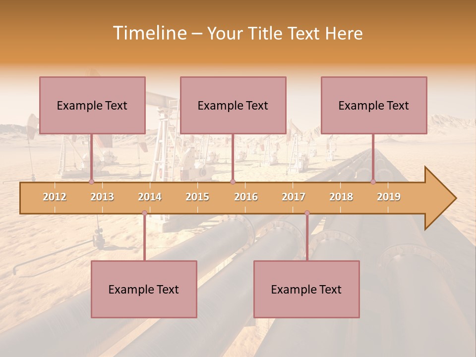 Desert Petrol Render PowerPoint Template