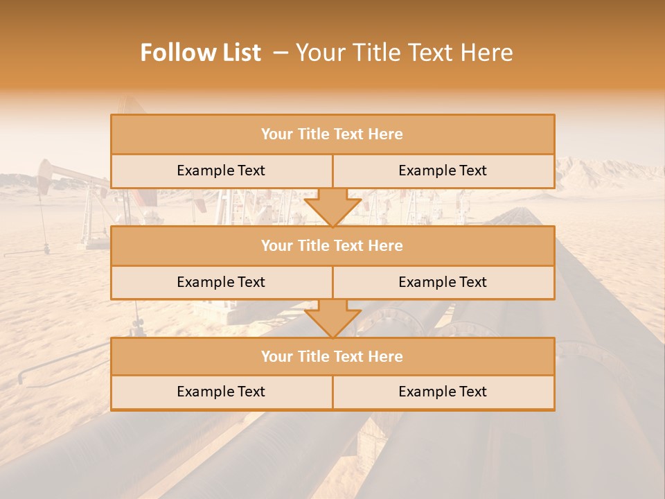 Desert Petrol Render PowerPoint Template