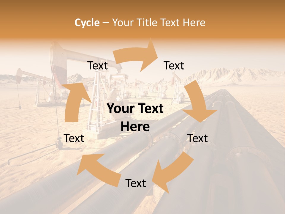 Desert Petrol Render PowerPoint Template