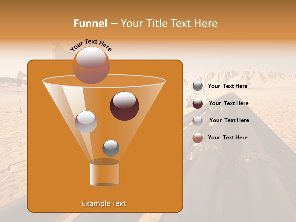 Desert Petrol Render PowerPoint Template