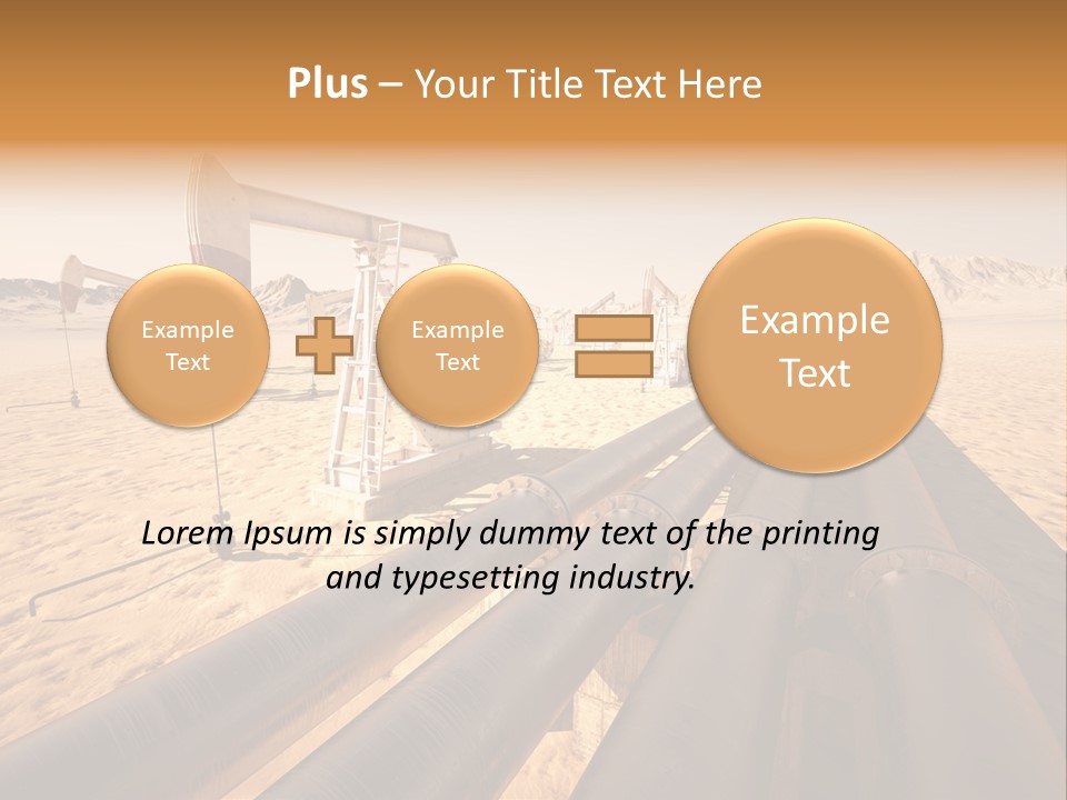 Desert Petrol Render PowerPoint Template