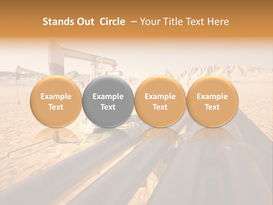 Desert Petrol Render PowerPoint Template