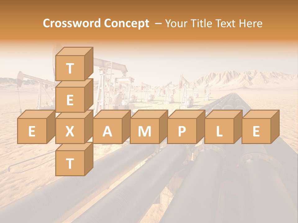 Desert Petrol Render PowerPoint Template