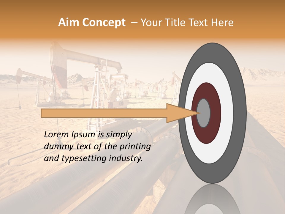 Desert Petrol Render PowerPoint Template