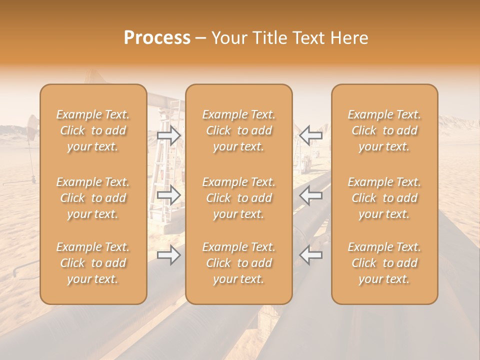 Desert Petrol Render PowerPoint Template
